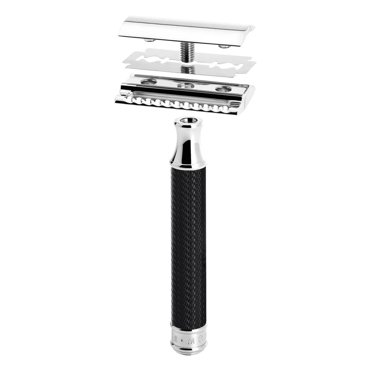 R89 DE-Rasierhobel, Traditional, Schwarz