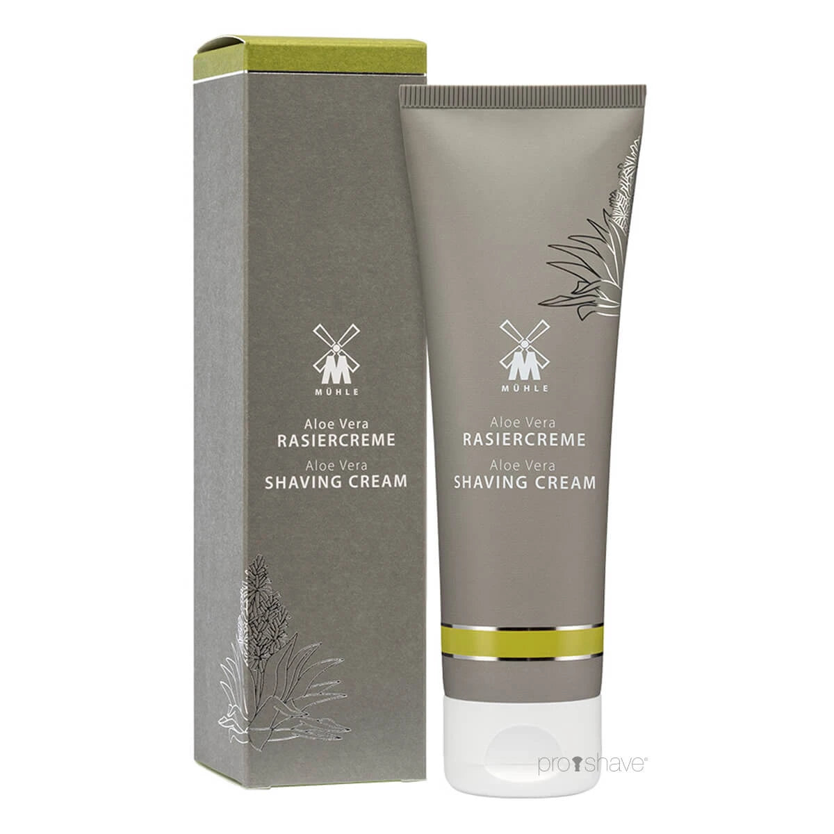 Rasiercreme, Aloe Vera, 75 ml.