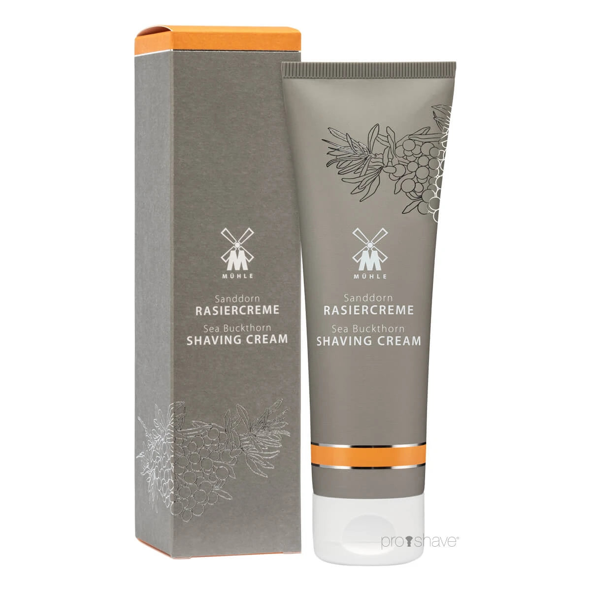 Rasiercreme, Sanddorn, 75 ml.