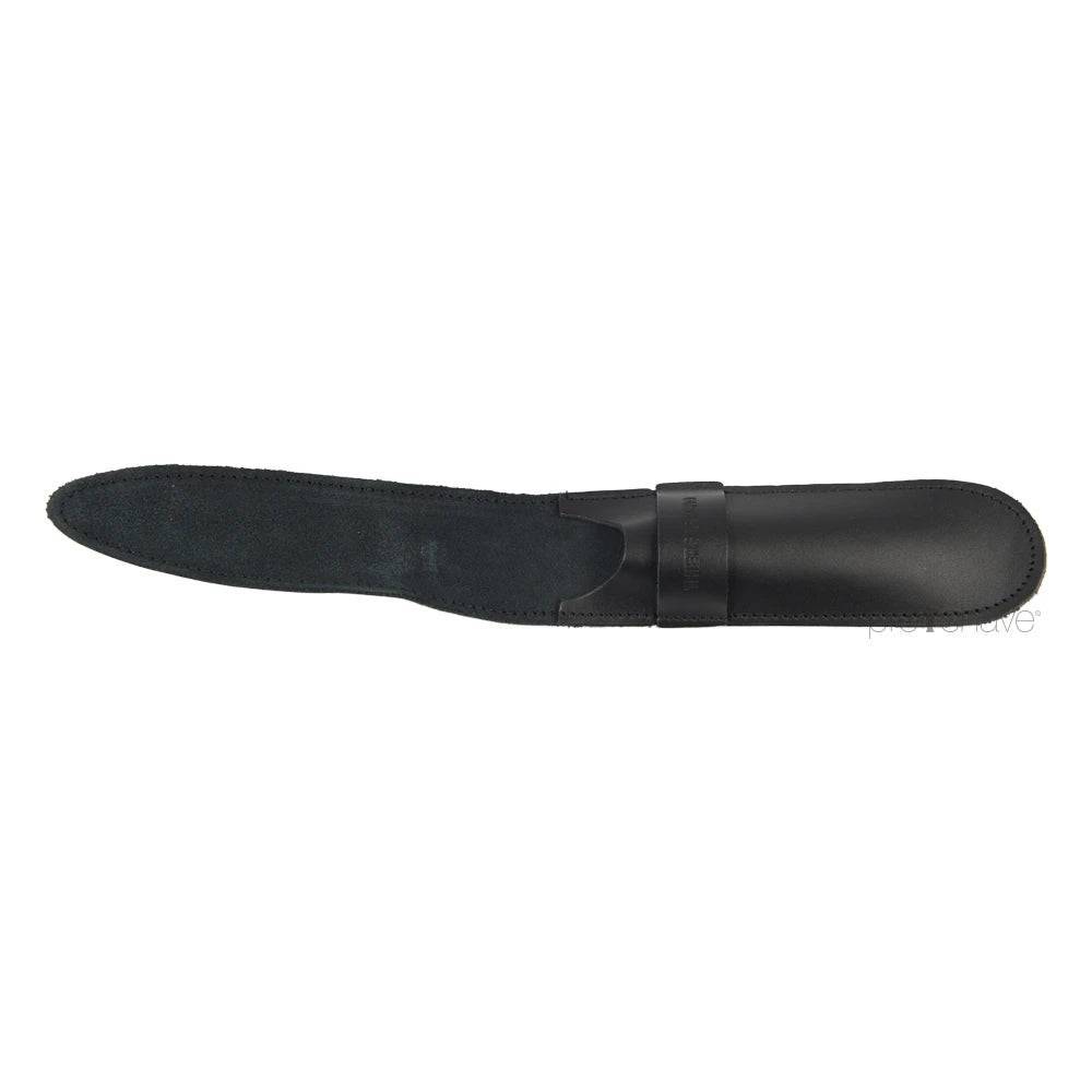 Lederetui für Rasiermesser, Schwarz