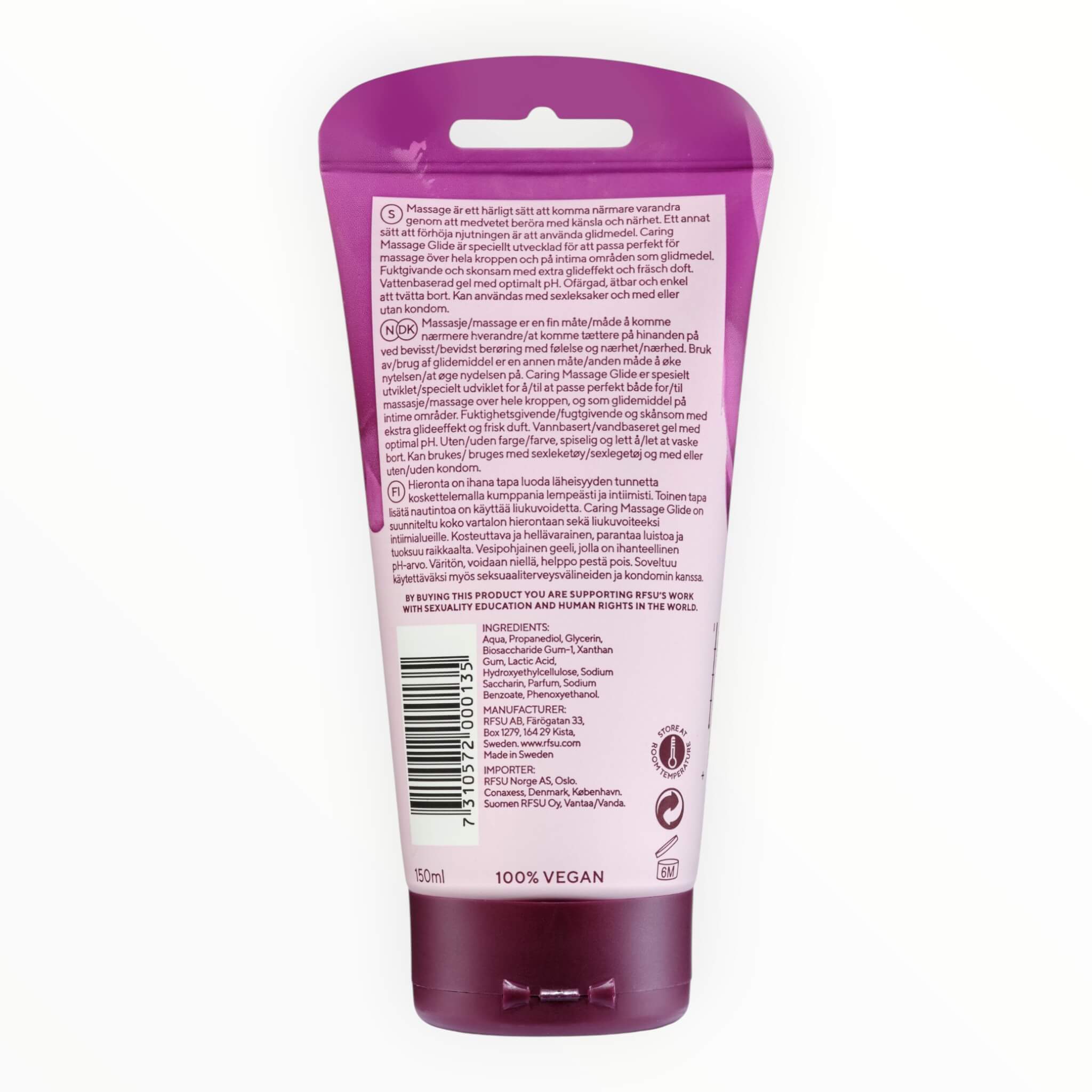 Caring Massage Glide – Gleitmittel, 150 ml.