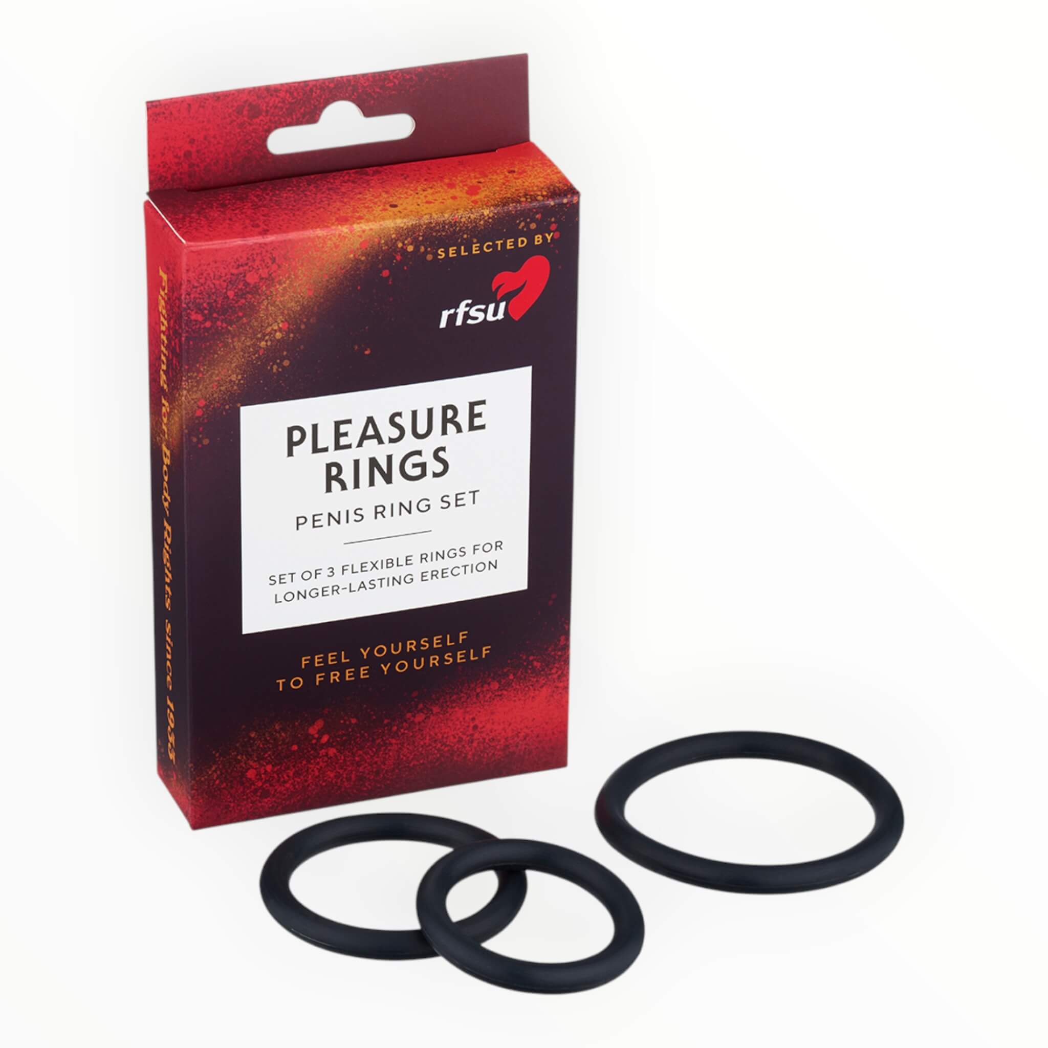 Pleasure Ring – Penisring-Set, 3 Stück