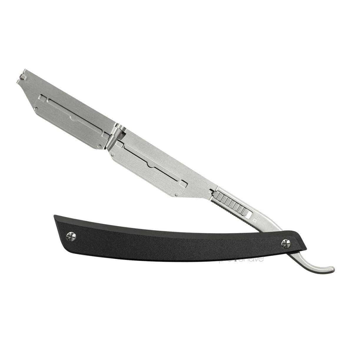 Rasiermesser für austauschbare Klingen, Enthusiast Pro, Schwarz
