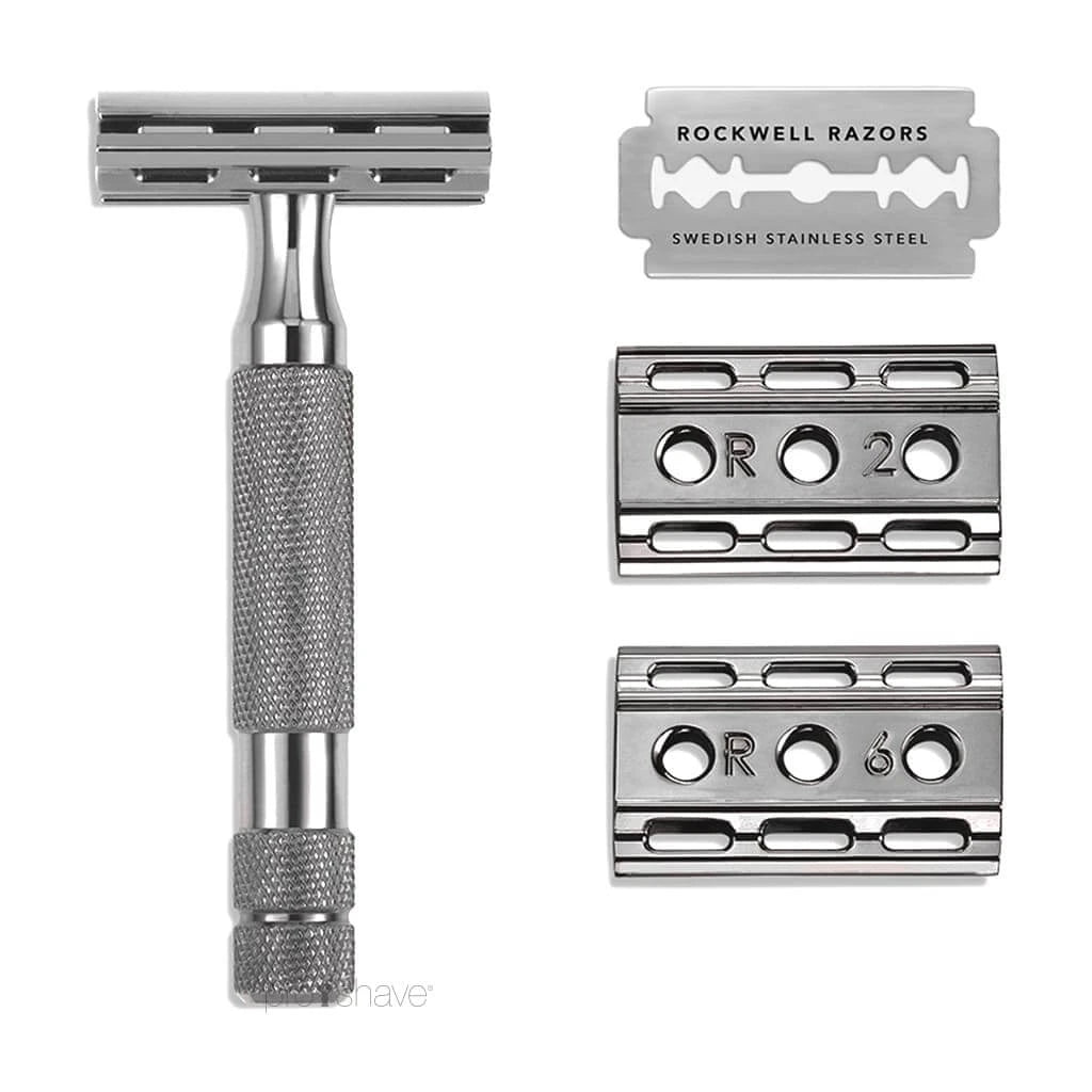 6C Verstellbarer DE-Rasierhobel, Rotguss