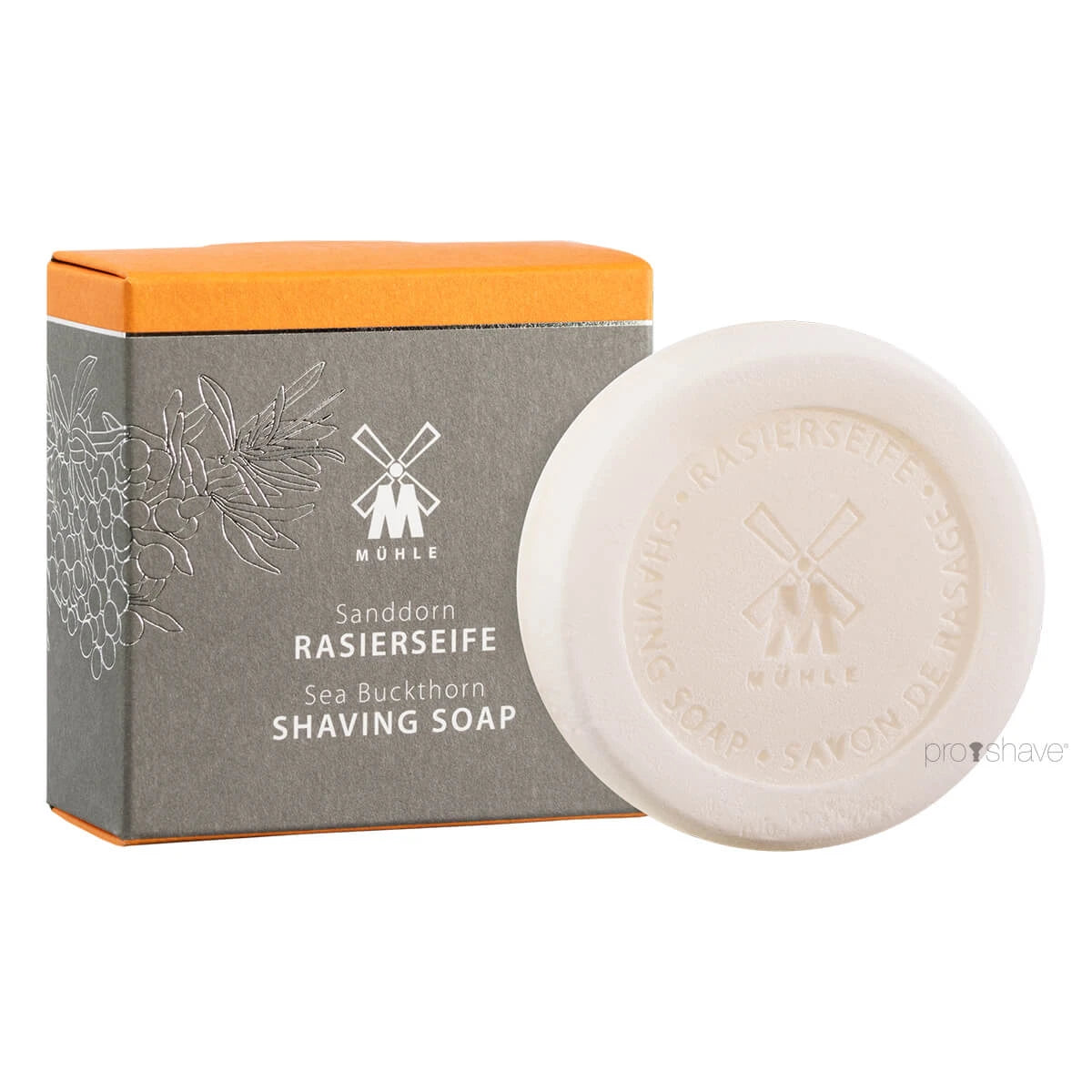 Rasierseife, Sanddorn, 65 gr.