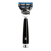 Gillette Fusion Rasierhobel, Rytmo, Schwarzes Kunstharz