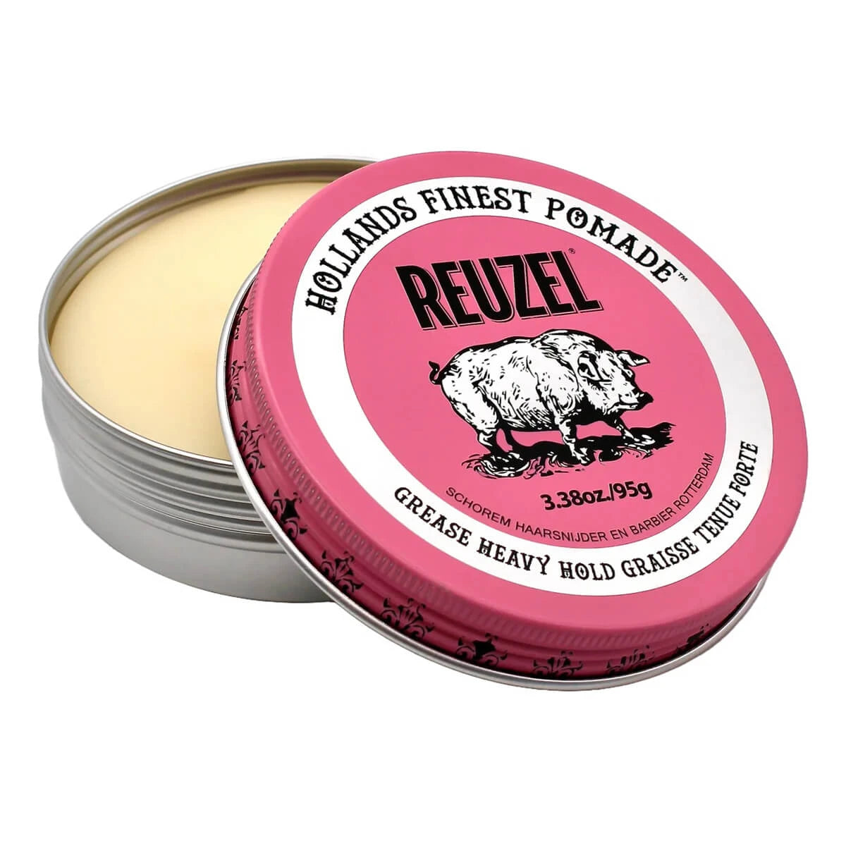 Pink Grease Pomade - Starker Halt, 95 g.