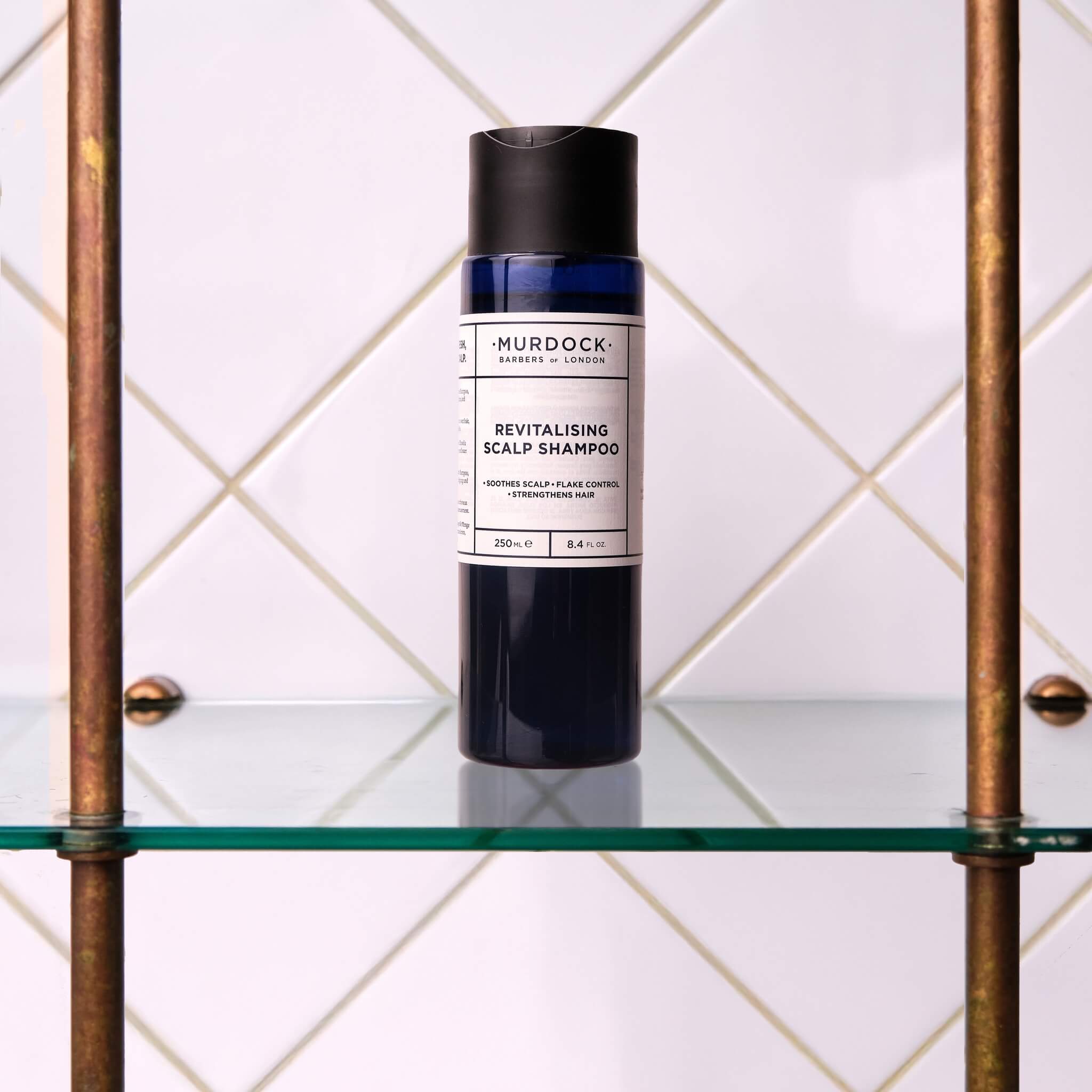 Revitalisierendes Shampoo zur Kopfhautpflege, 250 ml.