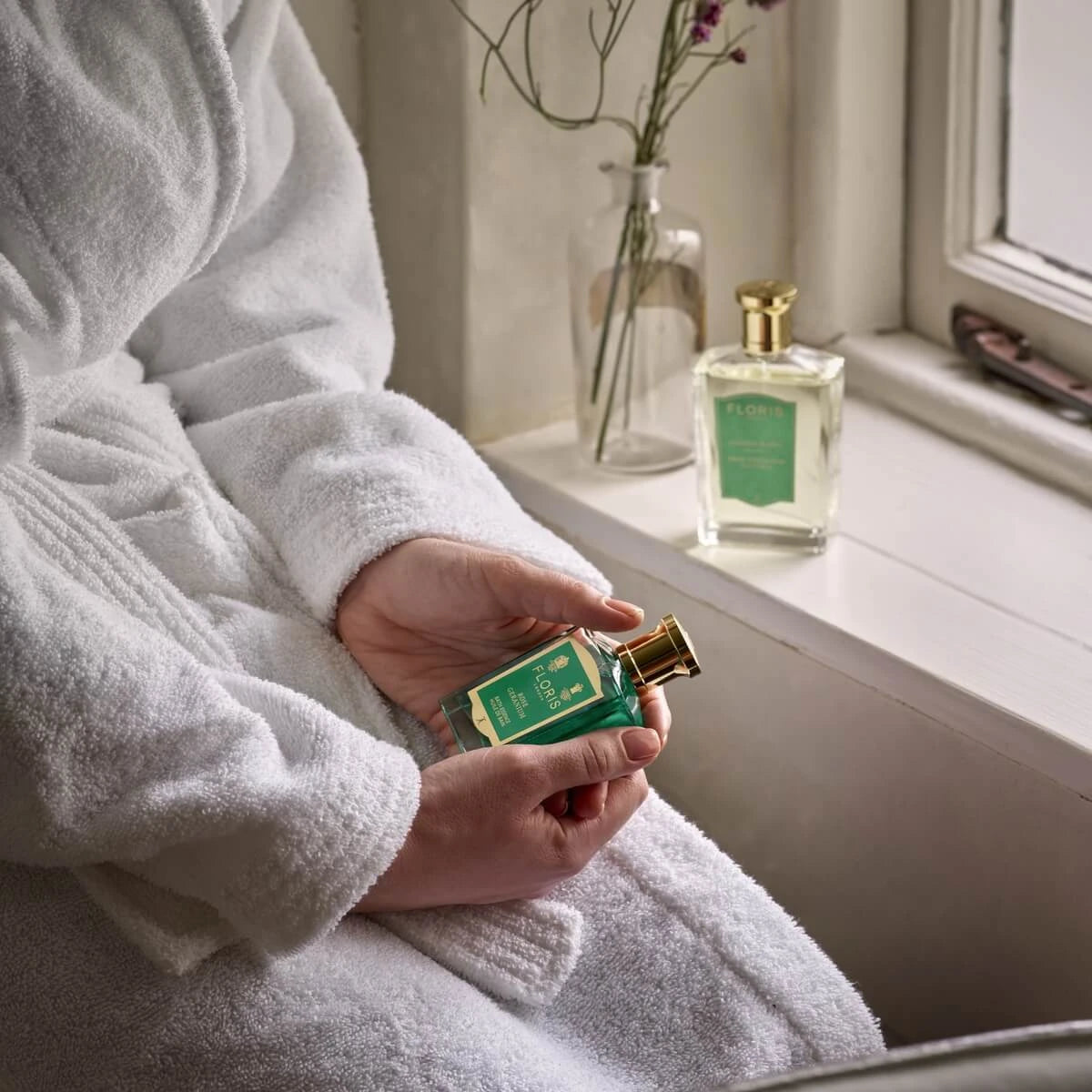 Bade-Essenz mit Rosengeranie, 50 ml.