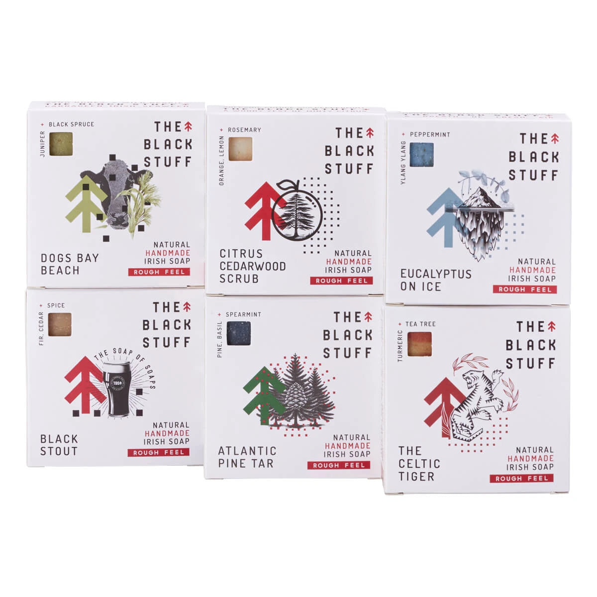 Sets, Rough & Ready, 6 Stück.