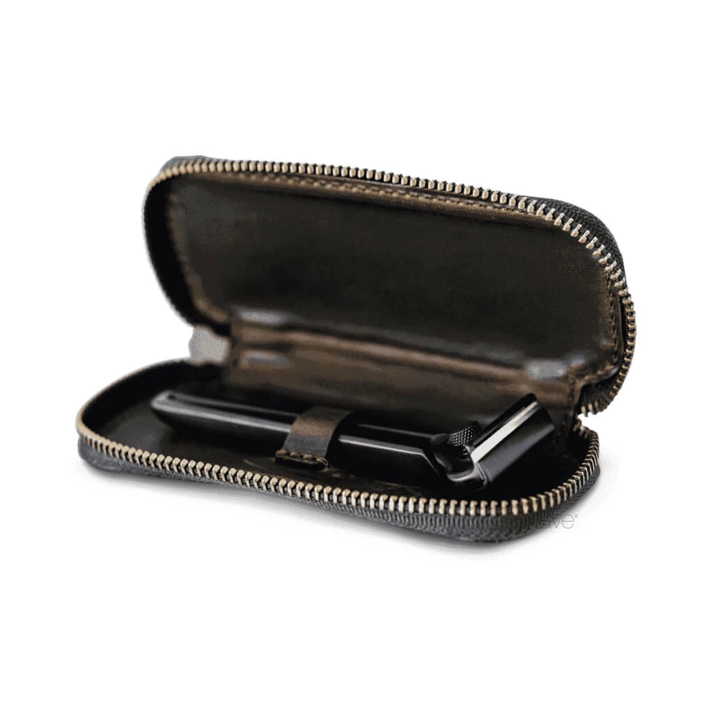 Ledertasche für Hobel, dunkelbraun