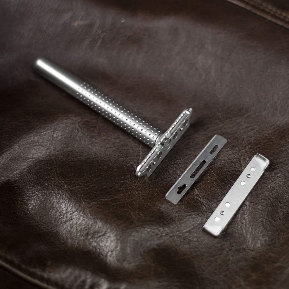 Amakuni Single-Edge-Rasierer, Edelstahl – matt