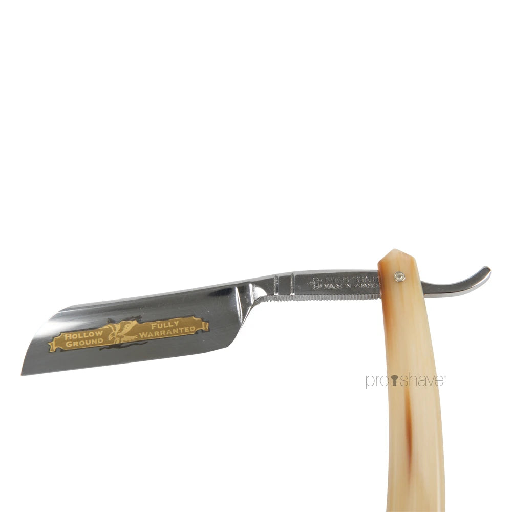 Rasiermesser, 6/8 French Nose, helles Horn