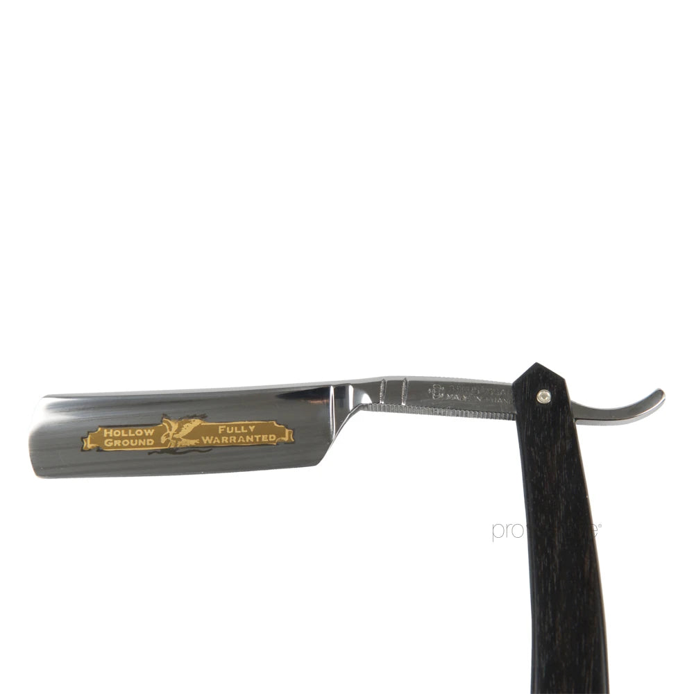 Rasiermesser, 6/8 Rundnase, Ebenholz, Eagle