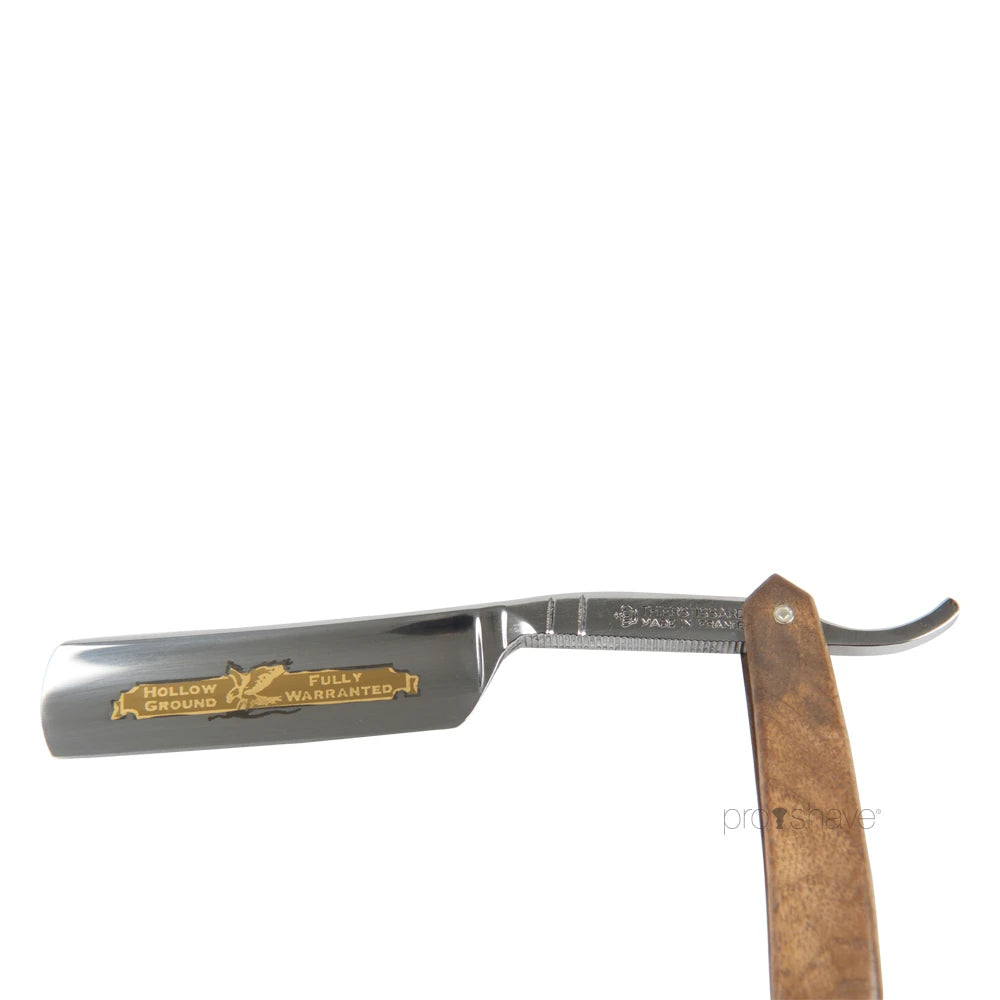 Rasiermesser, 6/8 Rundnase, Eagle, Nussbaum