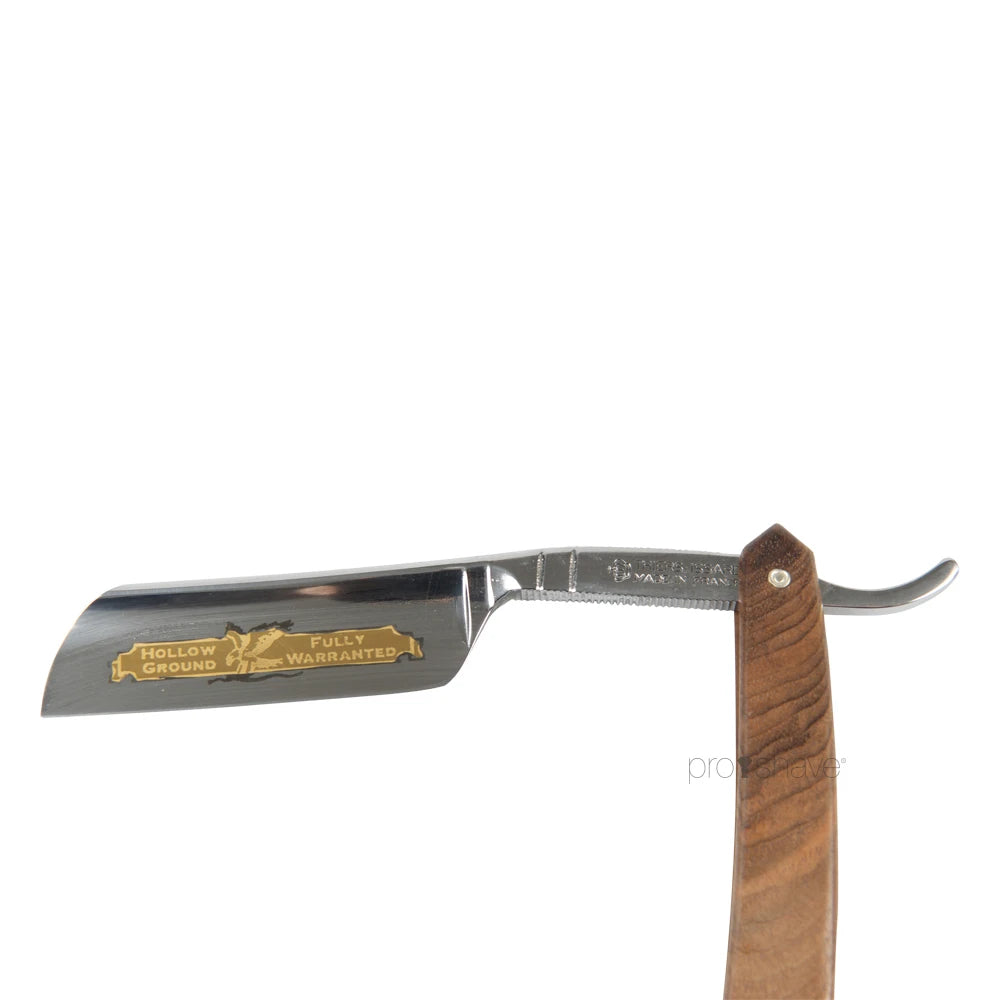 Rasiermesser, 6/8 French Nose, Walnuss