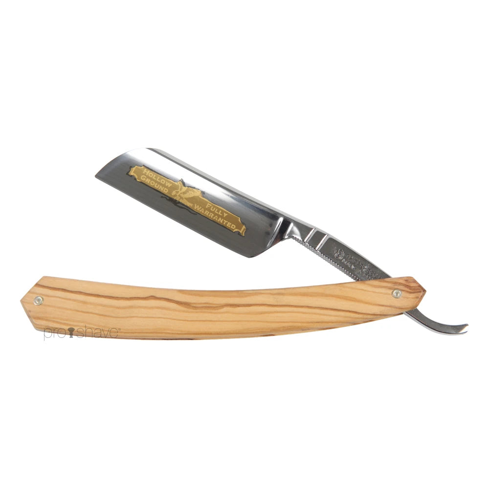 Rasiermesser, 6/8 French Nose, Olivenholz