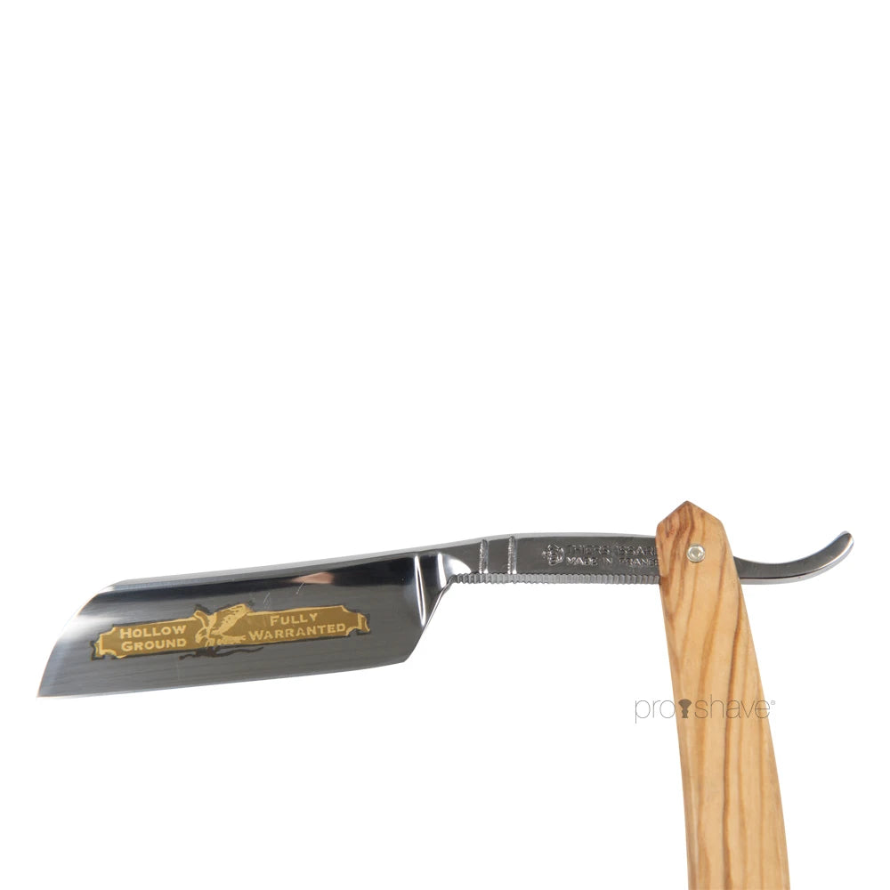 Rasiermesser, 6/8 French Nose, Olivenholz