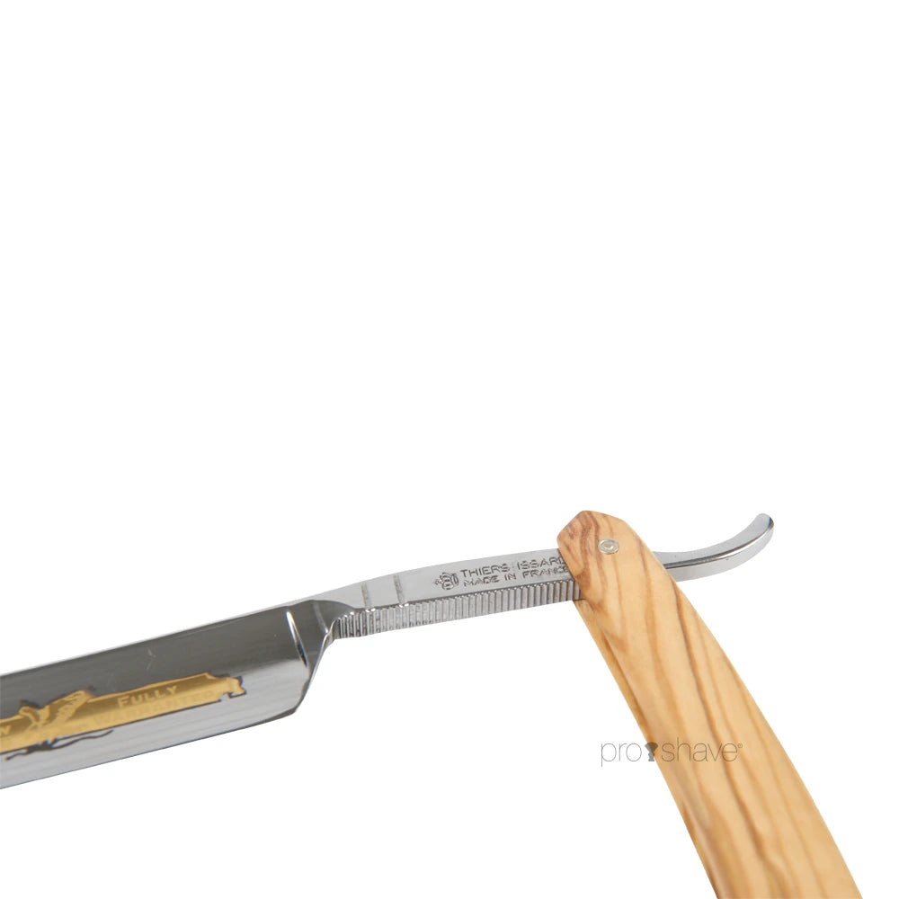 Rasiermesser, 6/8 French Nose, Olivenholz