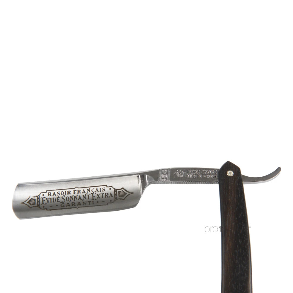 Rasiermesser, 6/8 Rundnase, Ebenholz
