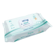 Soft & Care Feuchttücher, parfümfrei, 64 Stück.