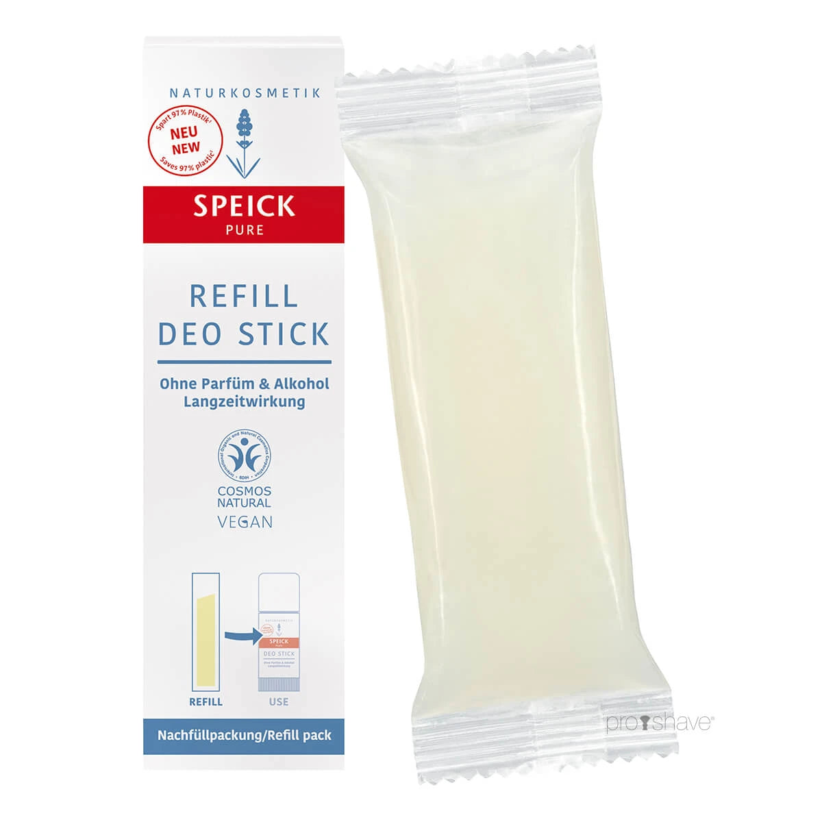 Pure Deo Stick, Nachfüllpackung, 40 ml.