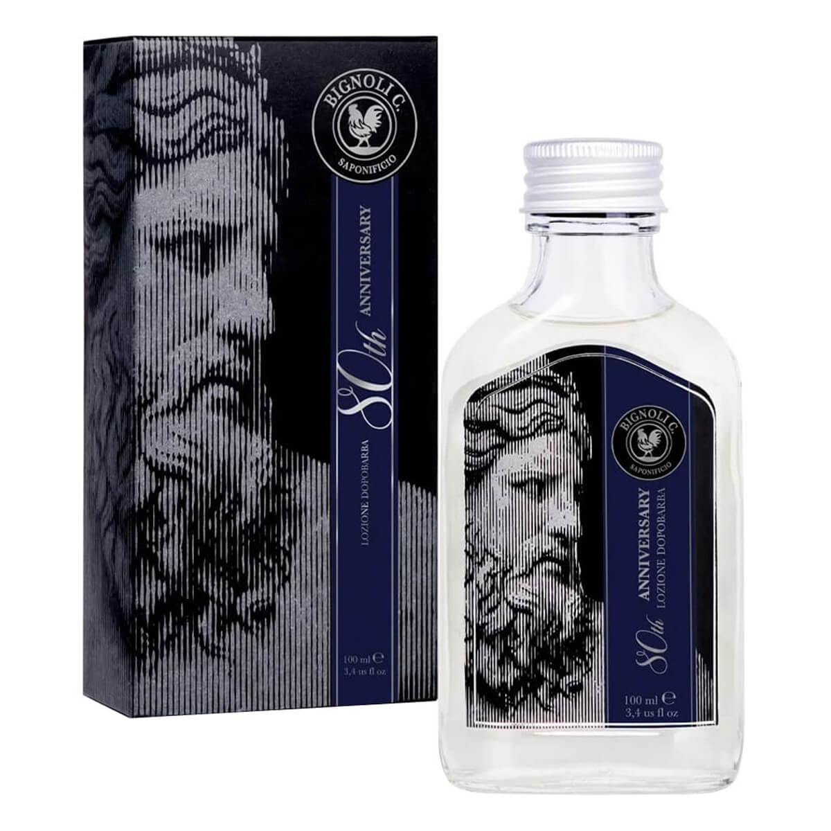 Aftershave, 80. Jahrestag, 100 ml.