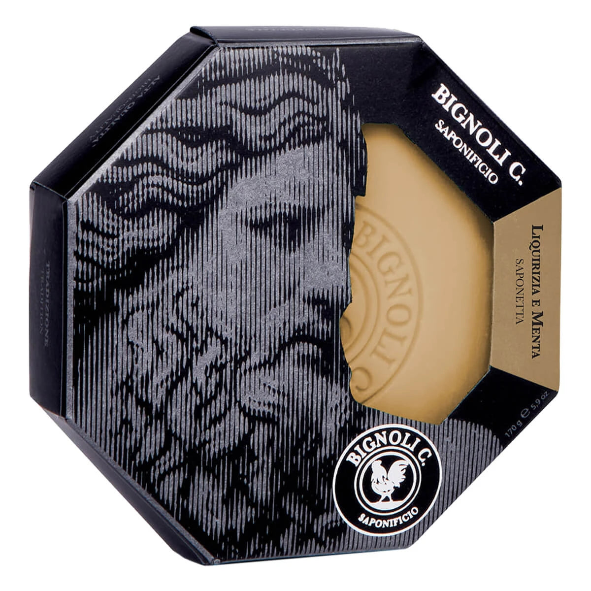 Seife, Liqurizia Menta, 170 g.