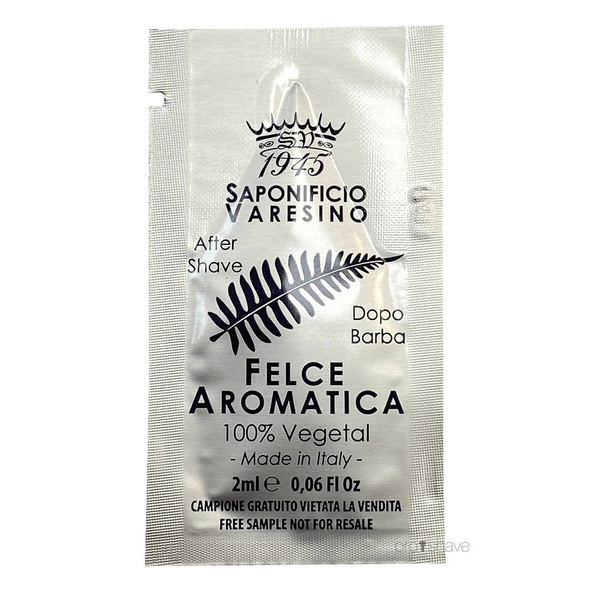 Aftershave, Felce Aromatica, PROBE, 2 ml.