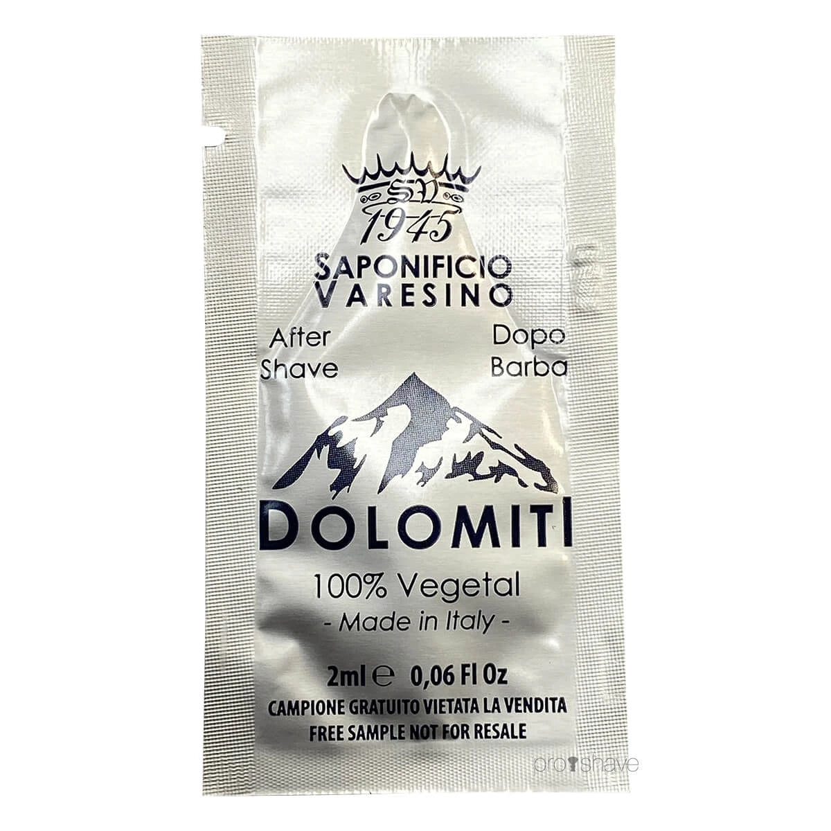 Aftershave, Dolomiti, PROBE, 2 ml.