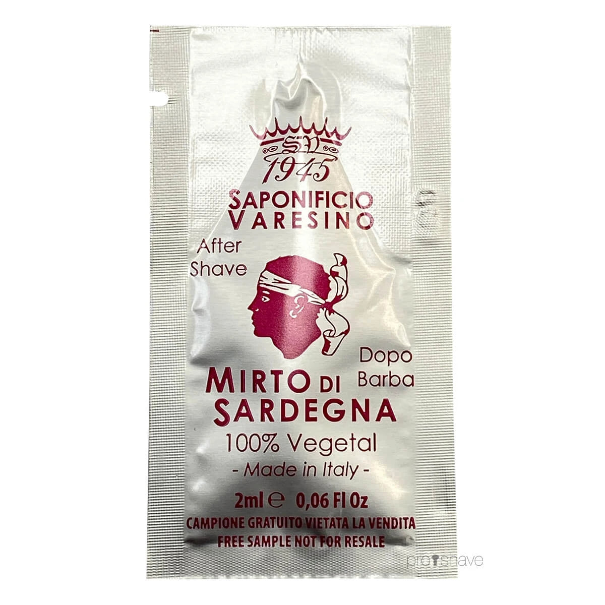 Aftershave, Mirto di Sardegna, PROBE, 2 ml.
