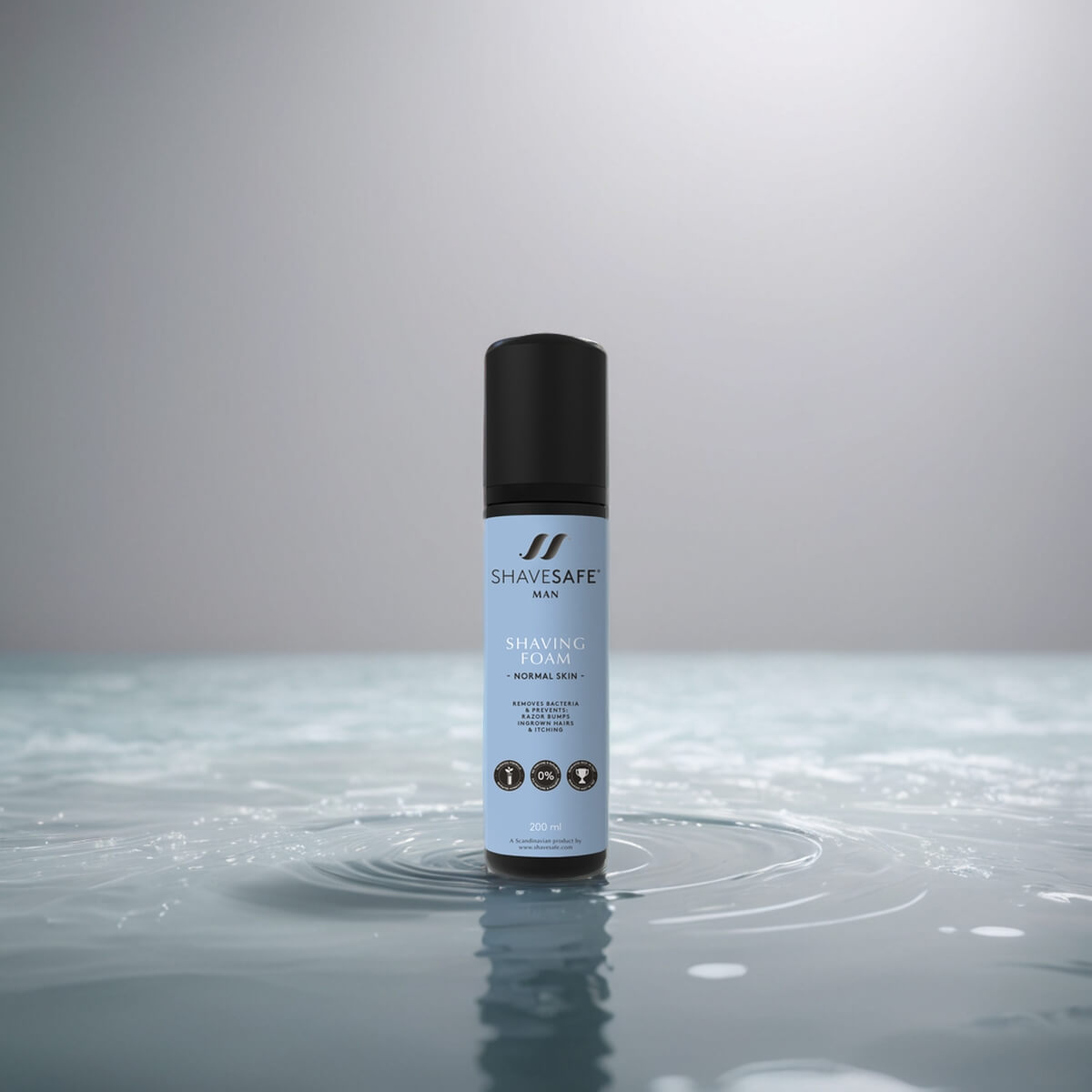 Rasierschaum, Mann, Normale Haut, 200 ml.