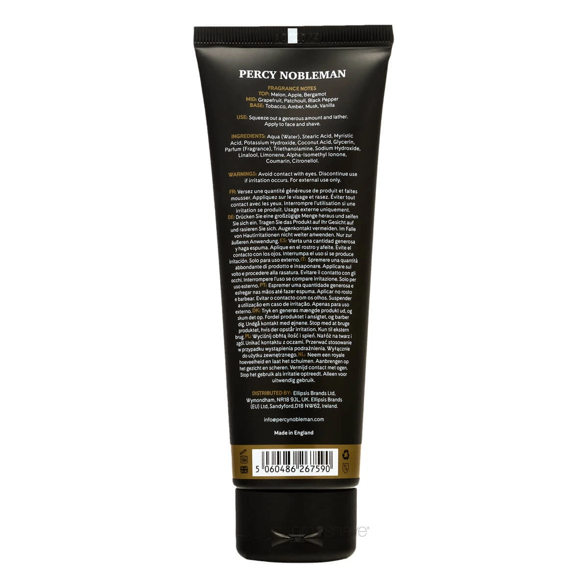 Rasiercreme, 125 ml.