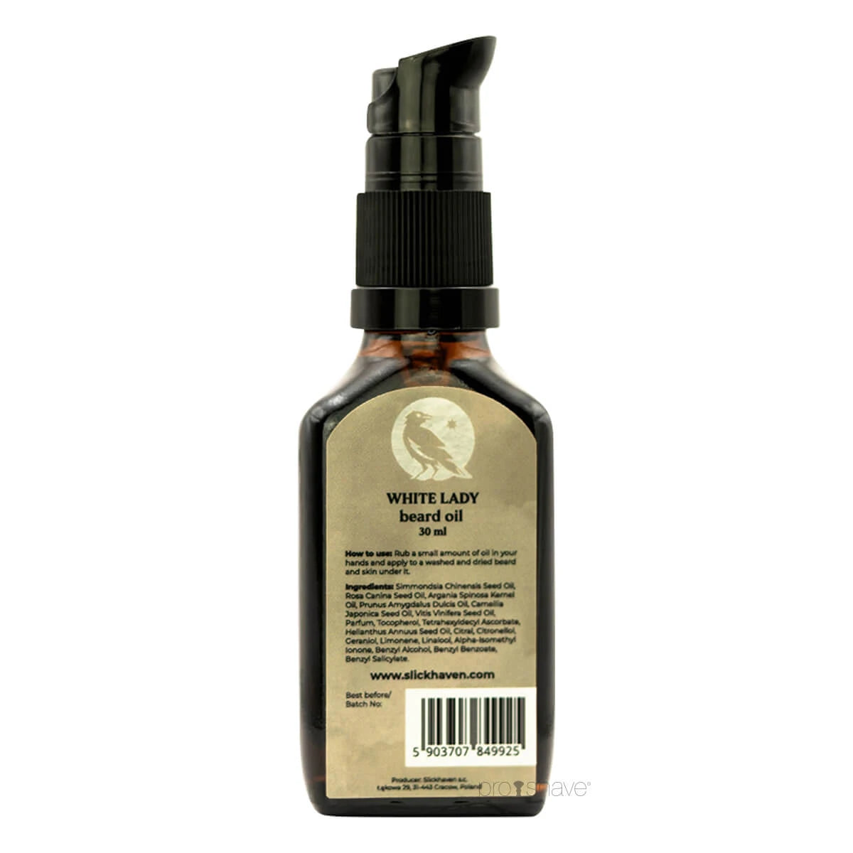 Bartöl, White Lady, 30 ml.