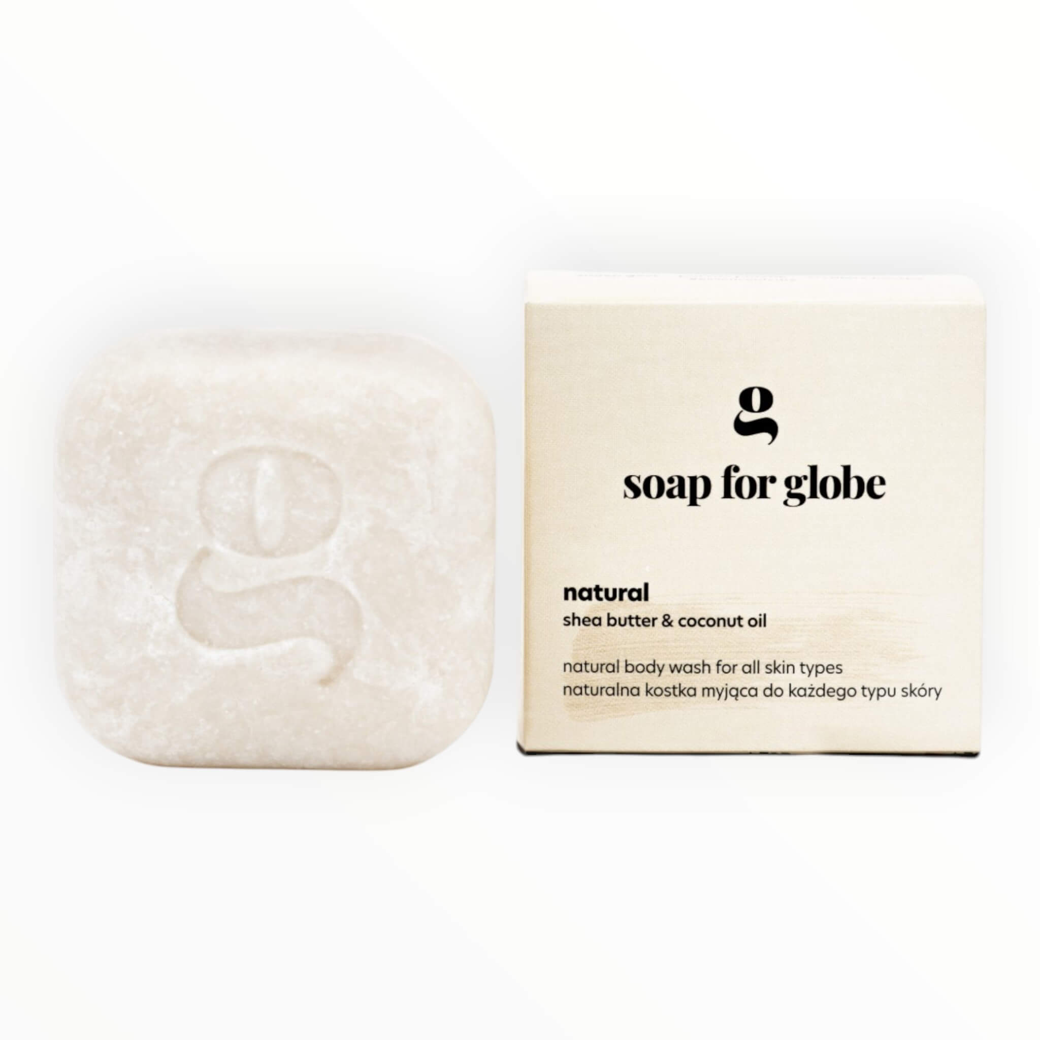 Body Wash Bar, Alle Hauttypen - Natürlich, 100 g.