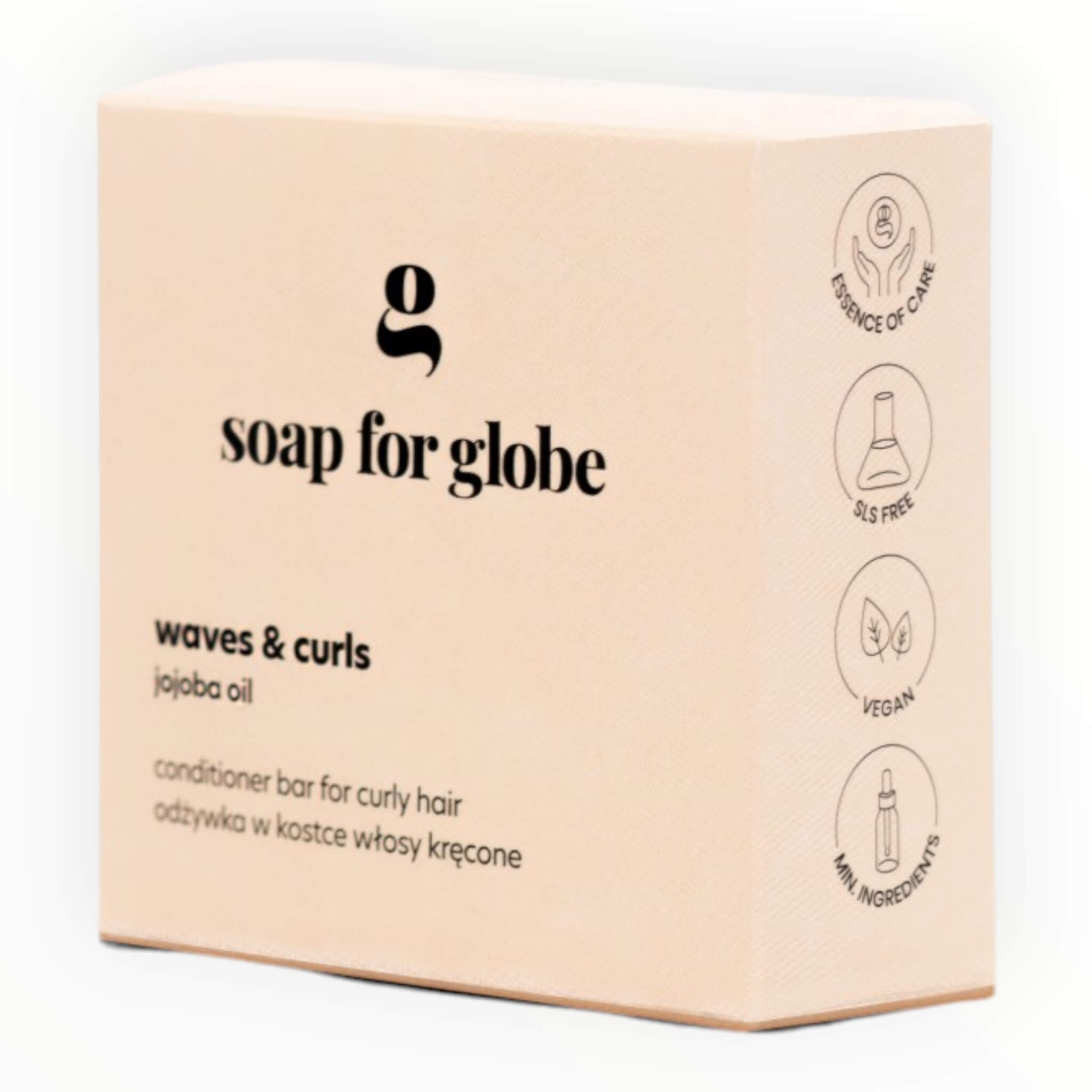 Shampoo Bar, Lockiges Haar - Wellen & Locken, 80 g.