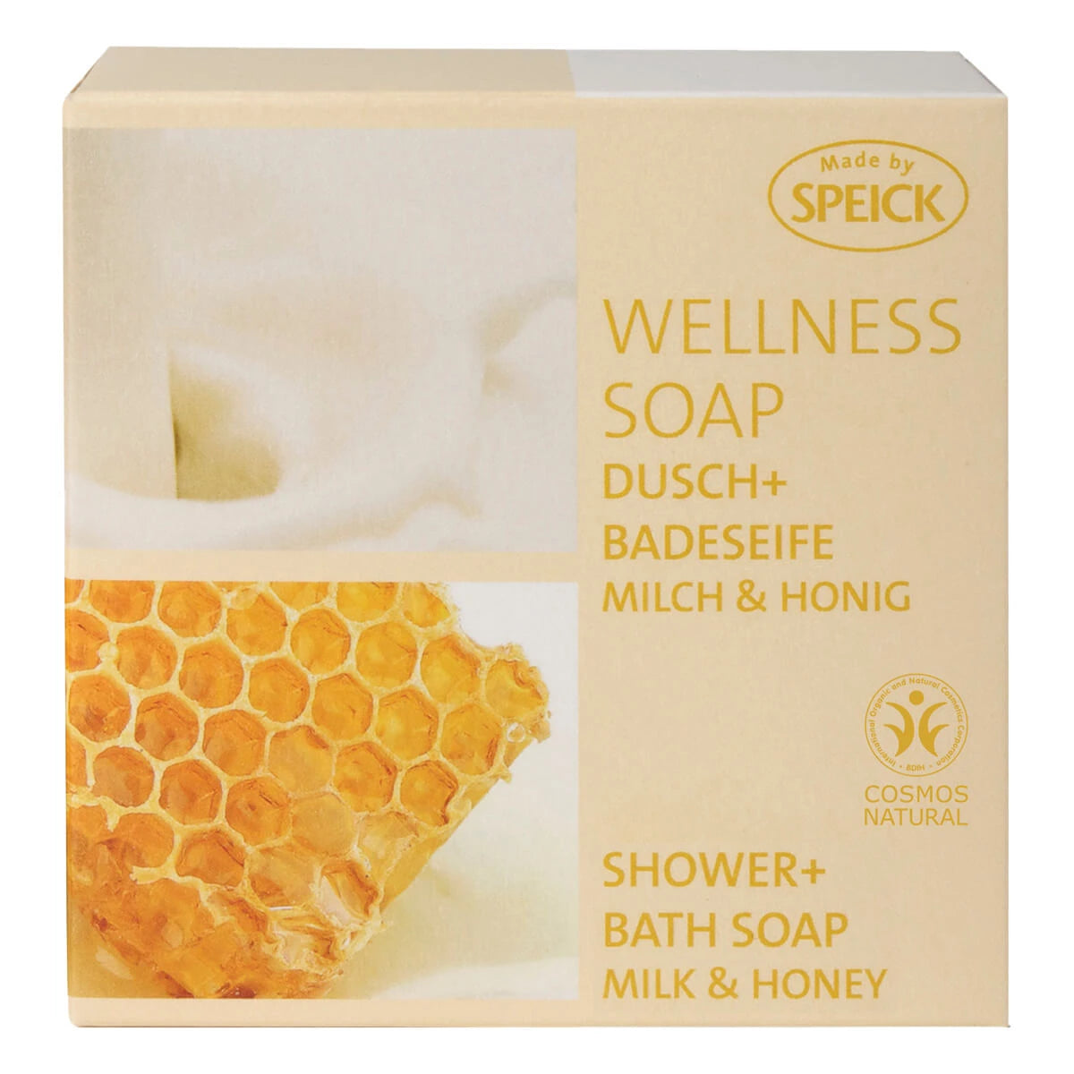 Wellness-Seife, Milch & Honig, 200 g.