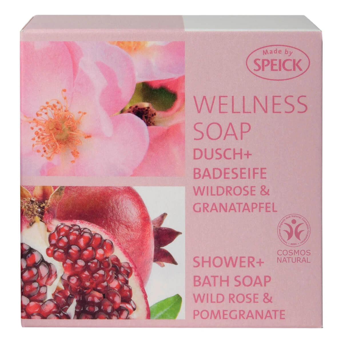 Wellness-Seife, Rose + Granatapfel, 200 g.