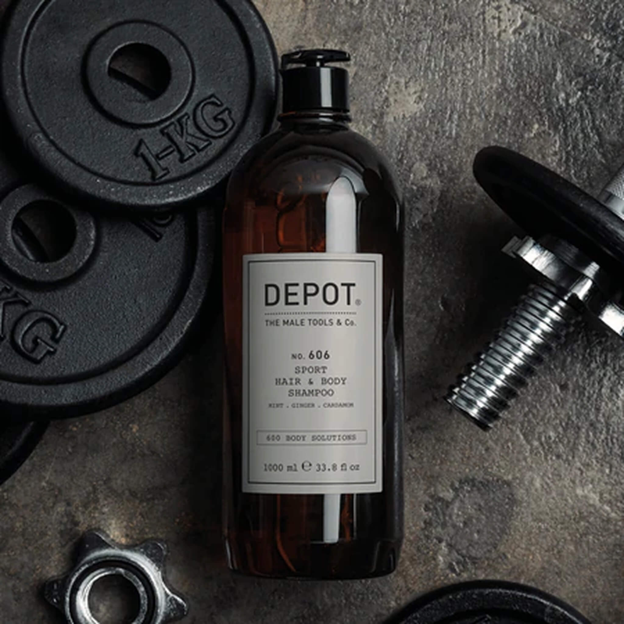 Sport Hair & Body Shampoo, Nr. 606, 1000 ml.