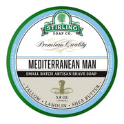 Rasierseife, Mediterranean Man, 170 ml.