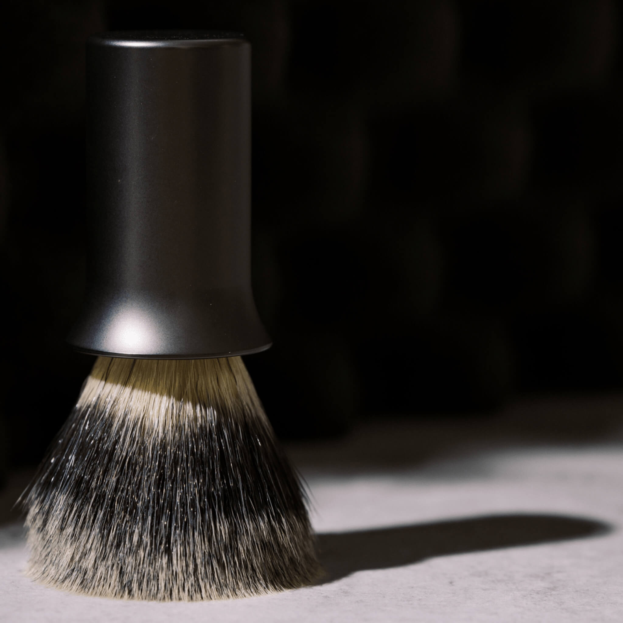 Rasierpinsel, Synthetic Silvertip, Mattschwarz
