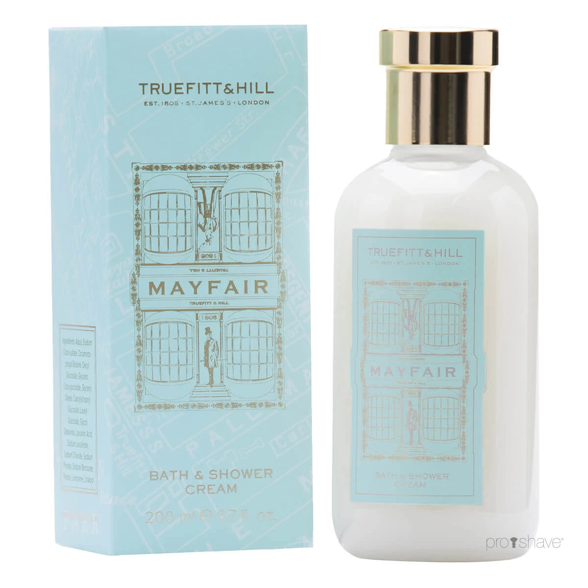 Bade- und Duschcreme, Mayfair, 200 ml.