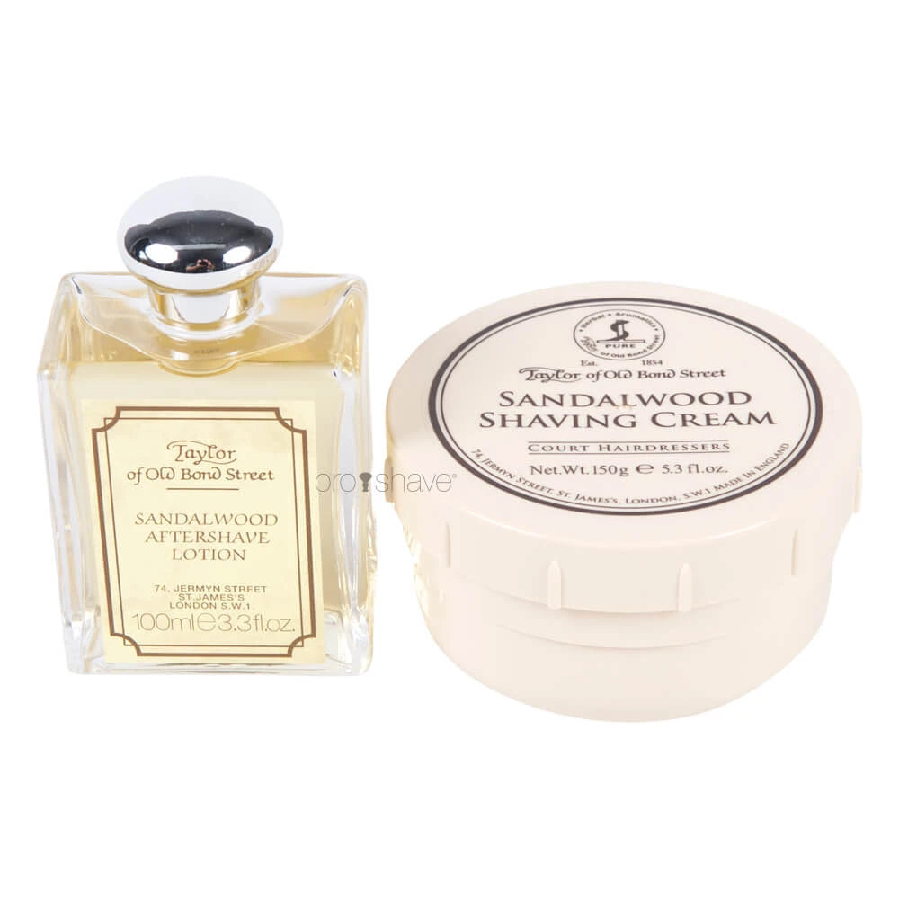 Sandelholz Set, Rasiercreme und Aftershave