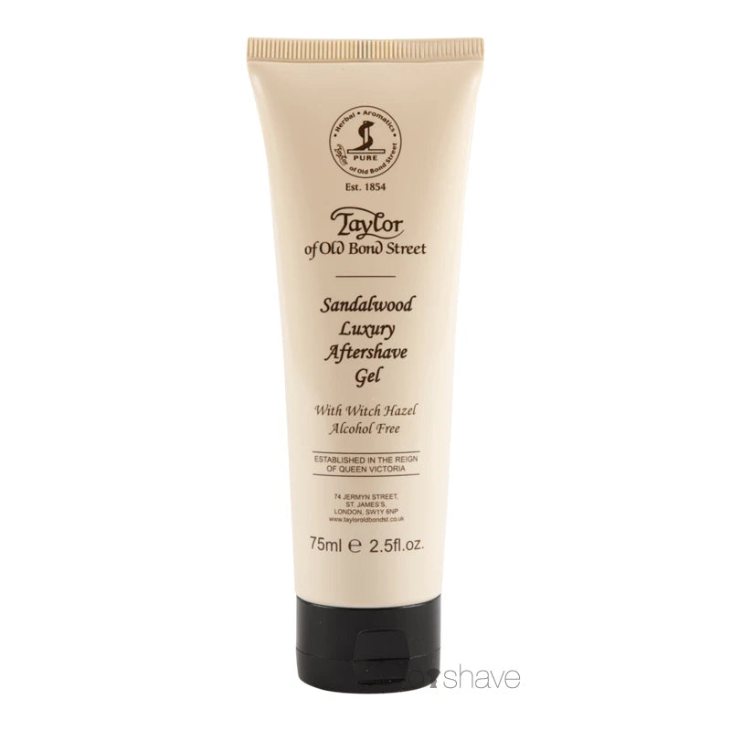 Aftershave Gel, Sandelholz, 75 ml.