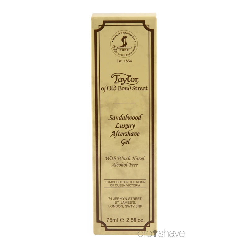 Aftershave Gel, Sandelholz, 75 ml.