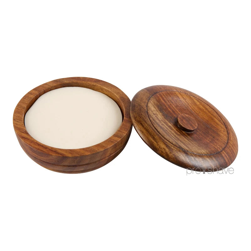 Holzschale mit Rasierseife, Sandelholz, 100 gr.