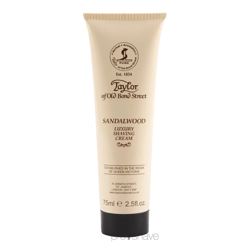 Rasiercreme, Sandelholz, 75 ml.