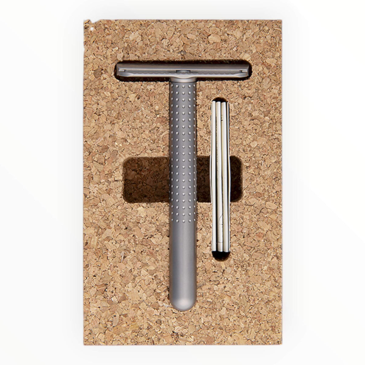 Amakuni Single-Edge-Rasierer, Edelstahl – matt