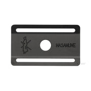 Masamune Grundplatte, Geschlossener Kamm, Edelstahl - Dunkel
