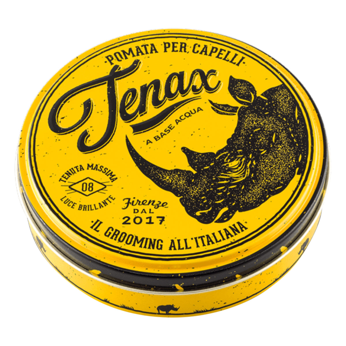 Haar-Pomade, starker Halt, gelb, 125 ml.